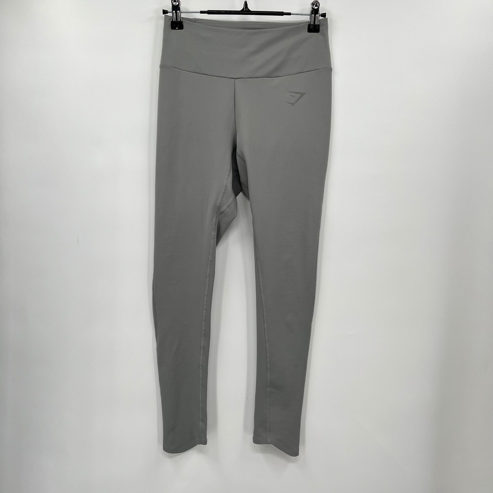 Gymshark Womens Grey High Waisted Athletic Workout Leggings Size S
